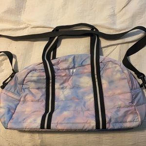 PINK the dye duffel bag